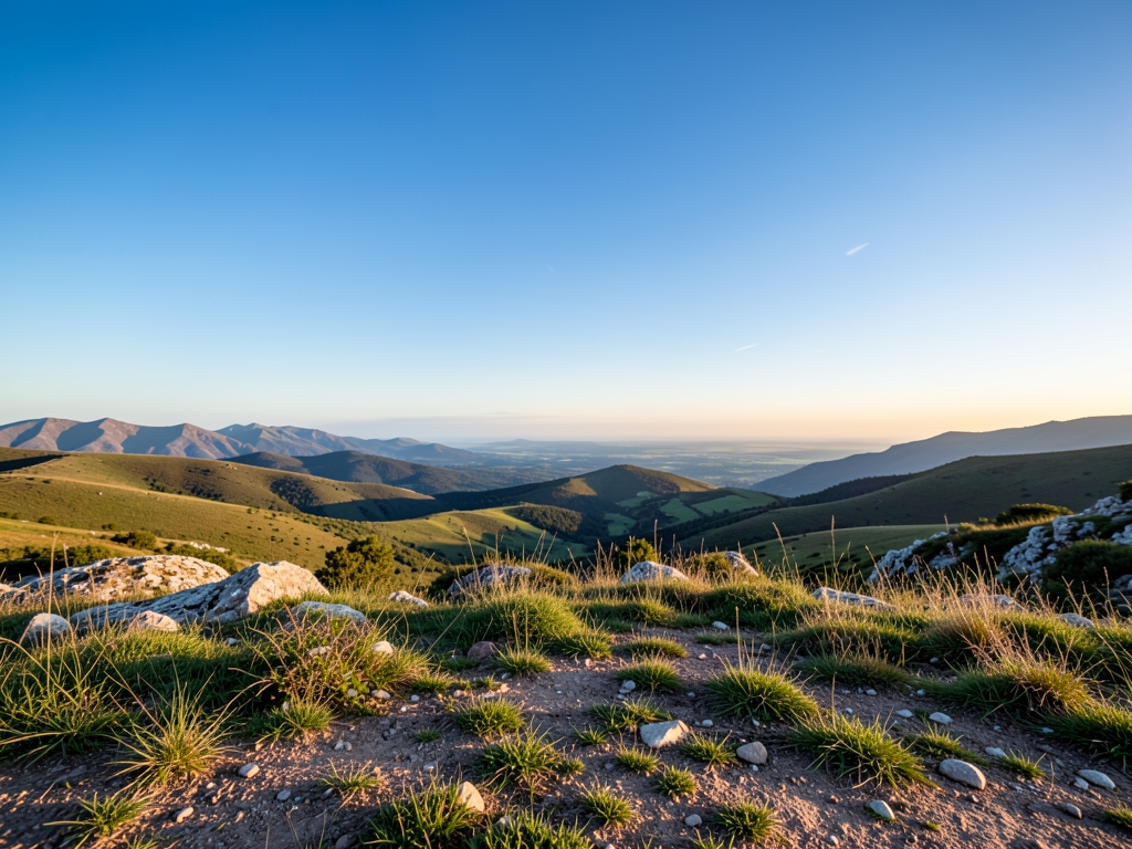 wide scenic landscape with open distant horizon natural