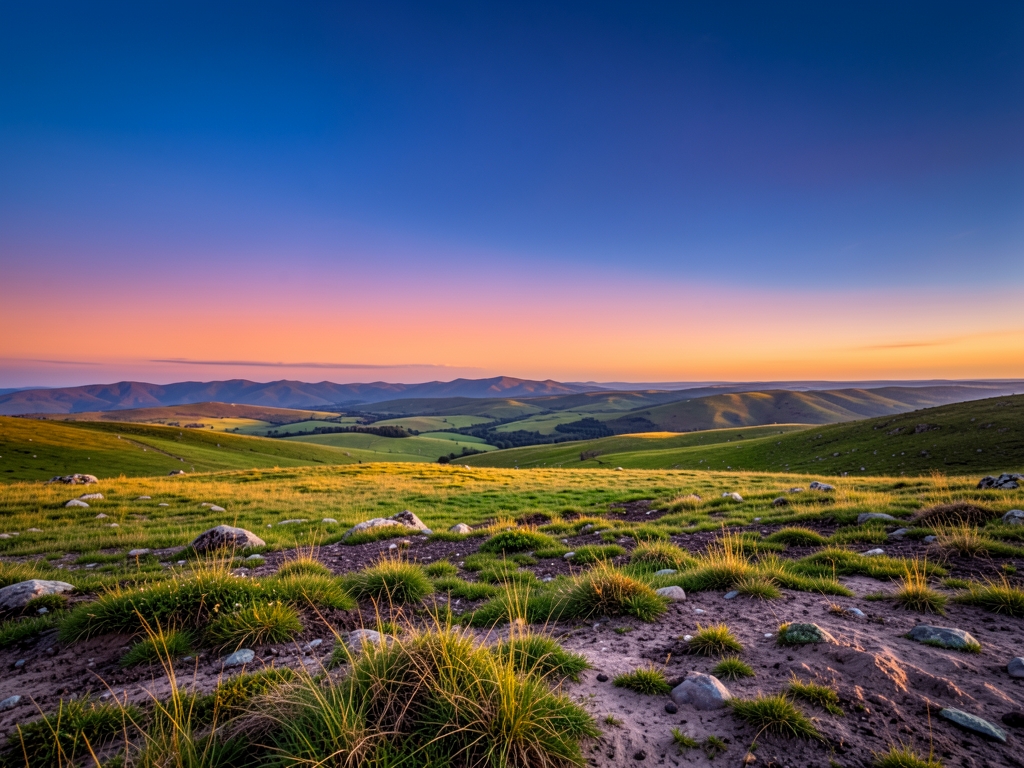 wide scenic landscape with open distant horizon natural