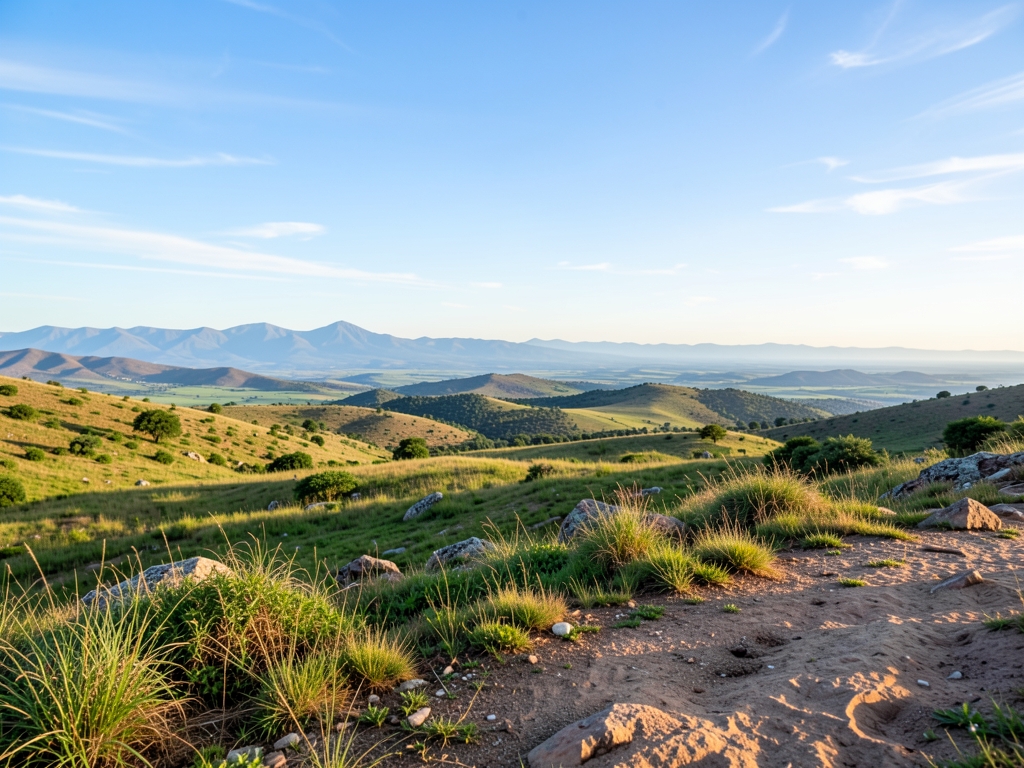 wide scenic landscape with open distant horizon natural