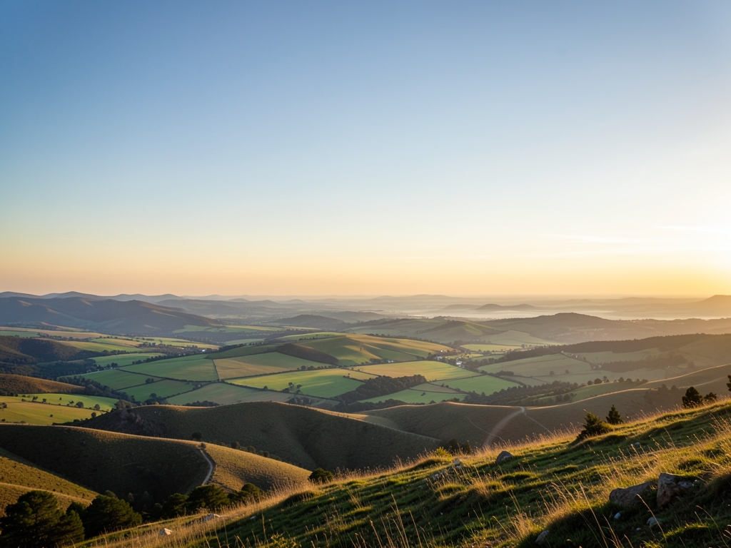 wide scenic landscape with open distant horizon natural