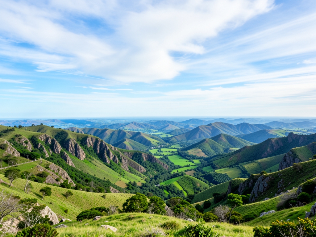 wide scenic landscape with open distant horizon natural