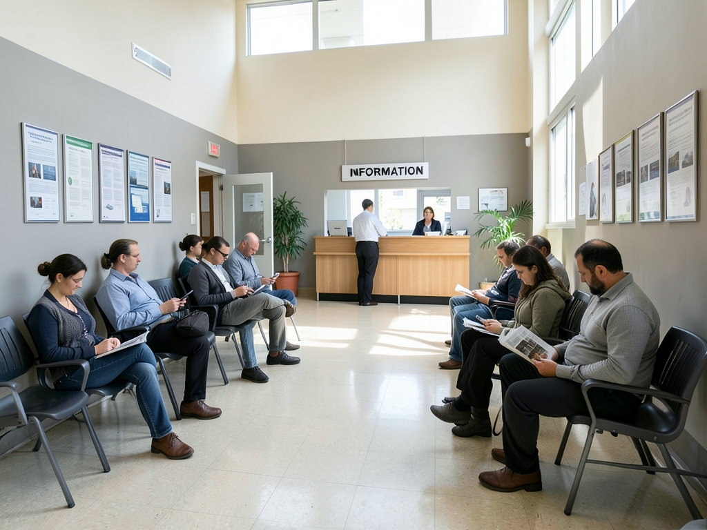 Wait government waiting room might slightly close specific