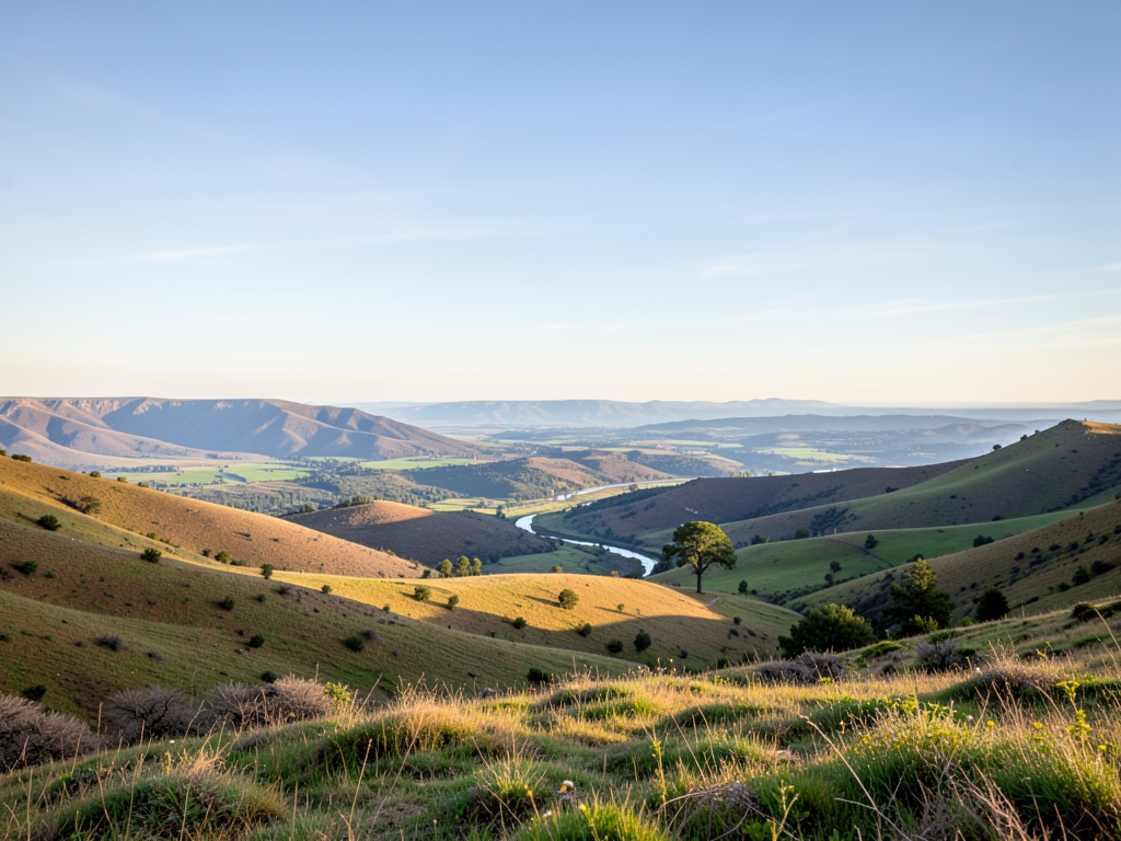 wide scenic landscape with open distant horizon natural