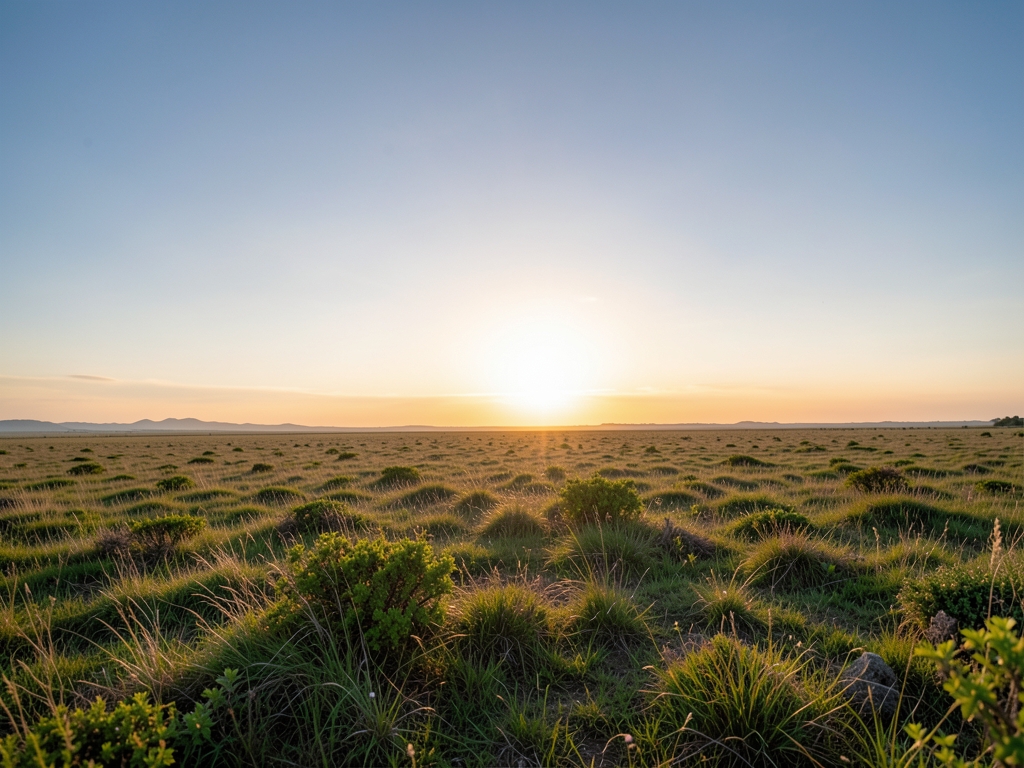 wide scenic landscape with open distant horizon natural