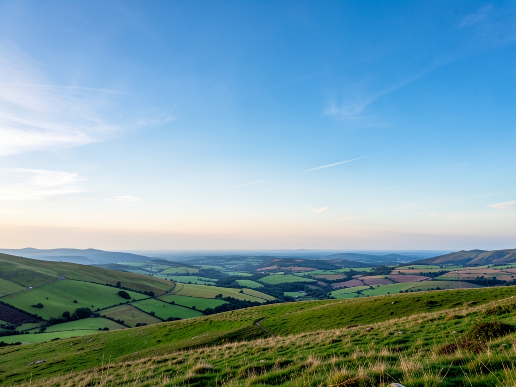 wide scenic landscape with open distant horizon natural