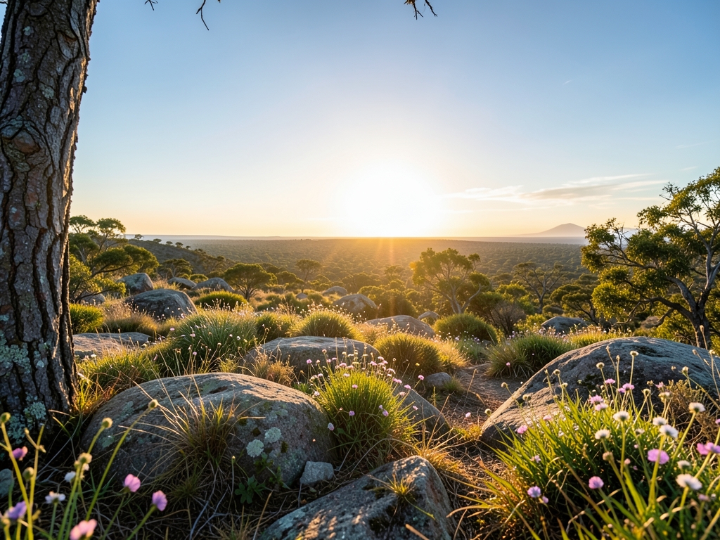 wide scenic landscape with open distant horizon natural
