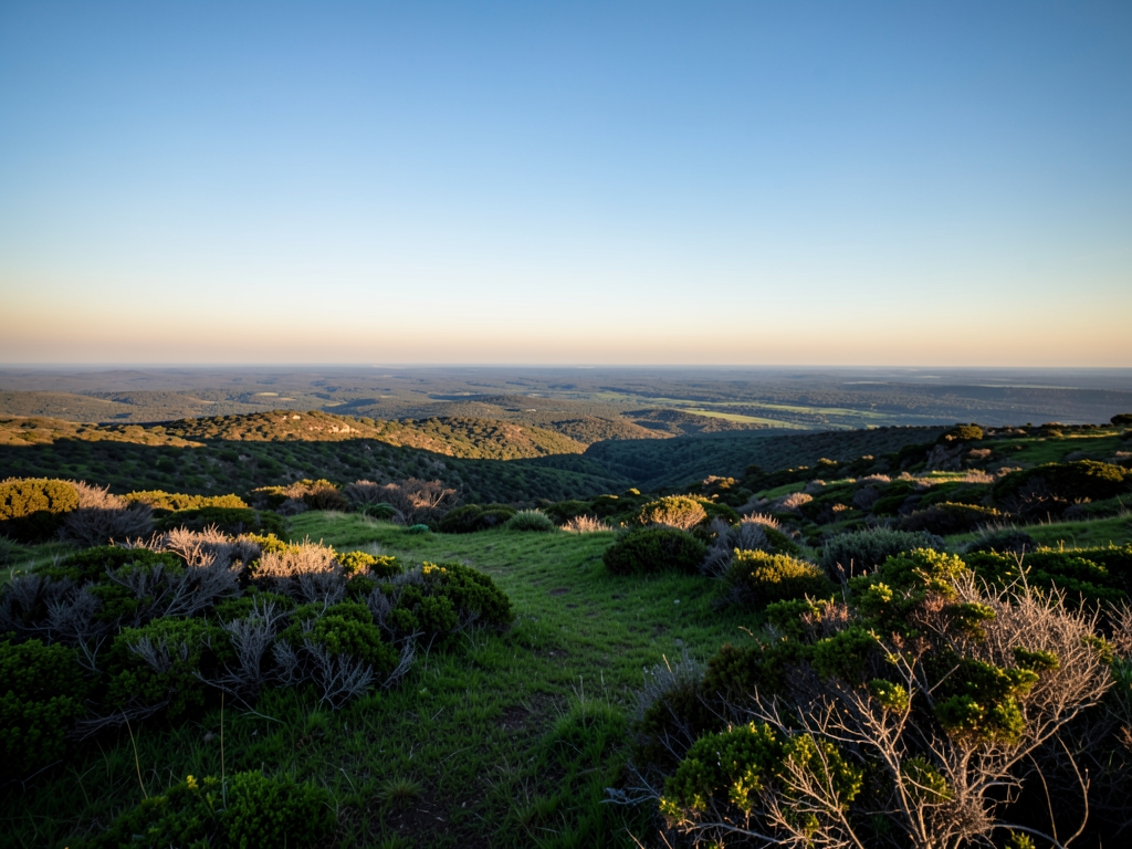 wide scenic landscape with open distant horizon natural