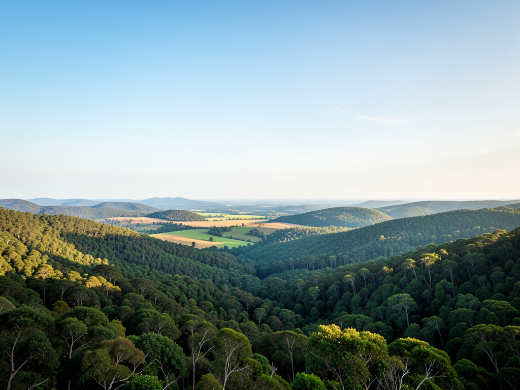 wide scenic landscape with open distant horizon natural