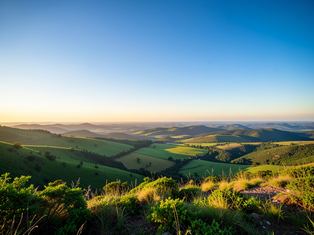 wide scenic landscape with open distant horizon natural
