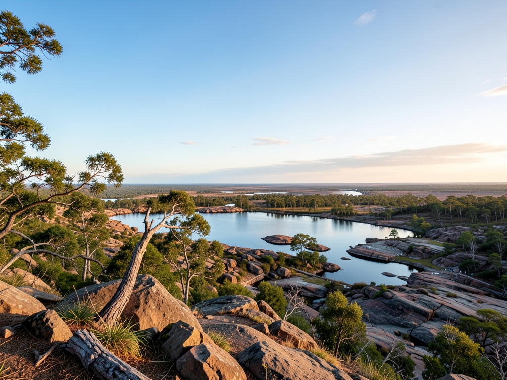 wide scenic landscape with open distant horizon natural