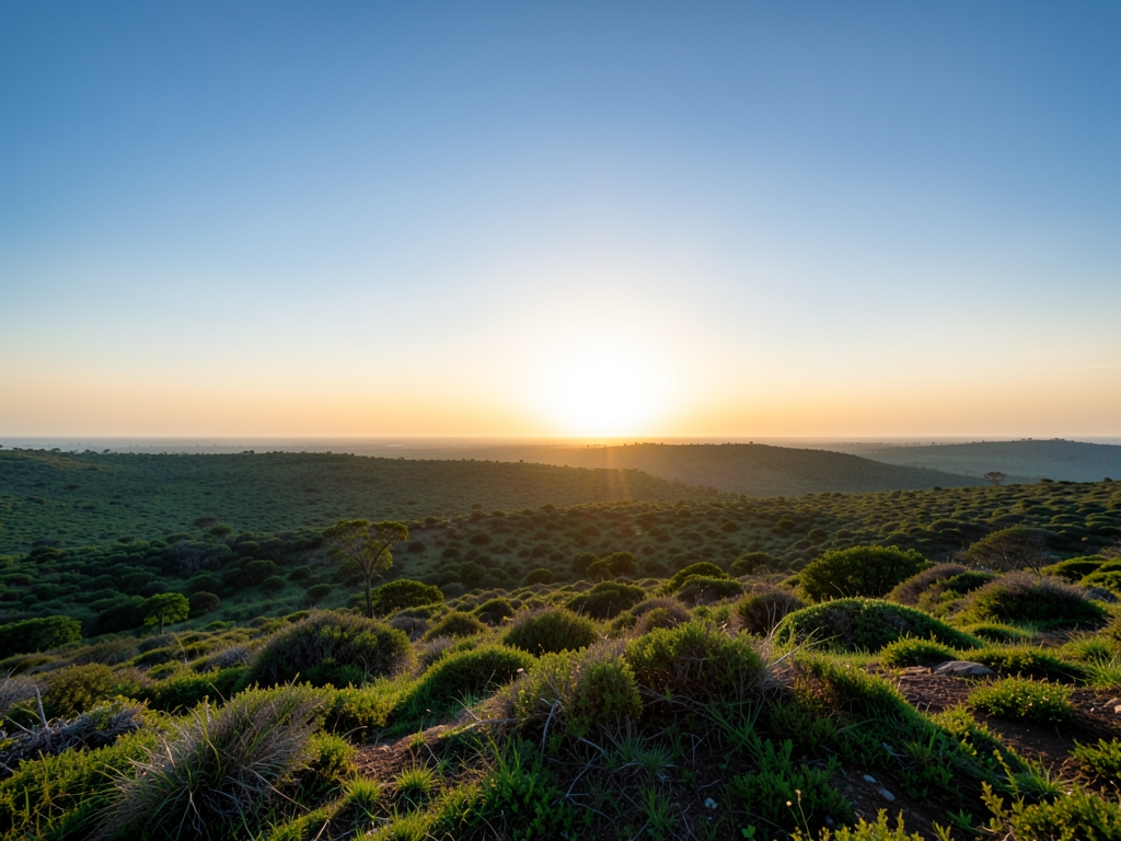 wide scenic landscape with open distant horizon natural