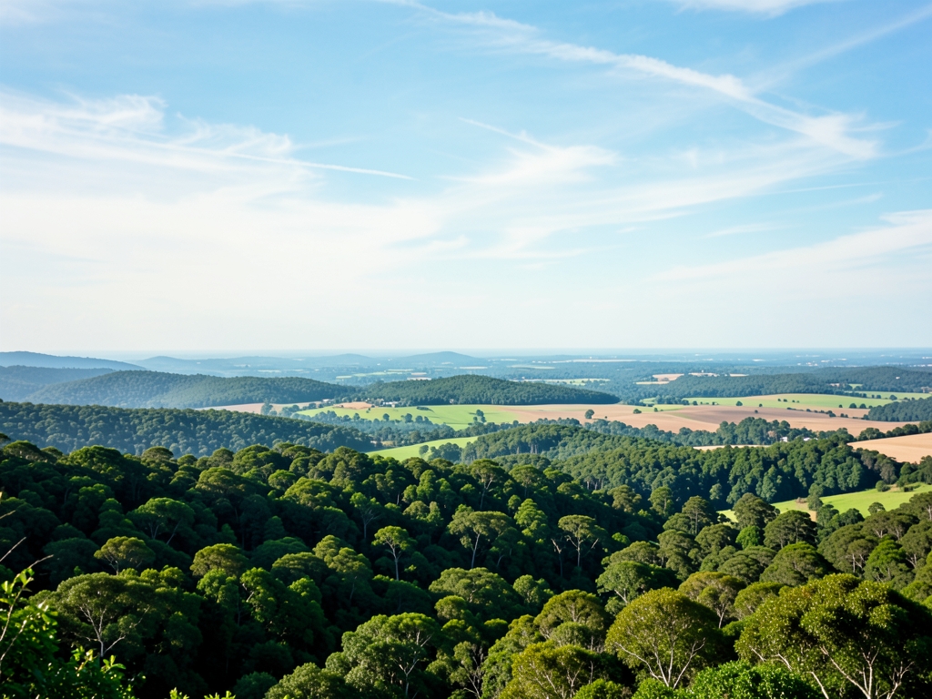 wide scenic landscape with open distant horizon natural