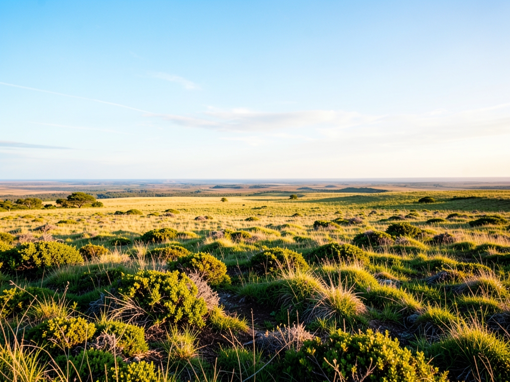 wide scenic landscape with open distant horizon natural
