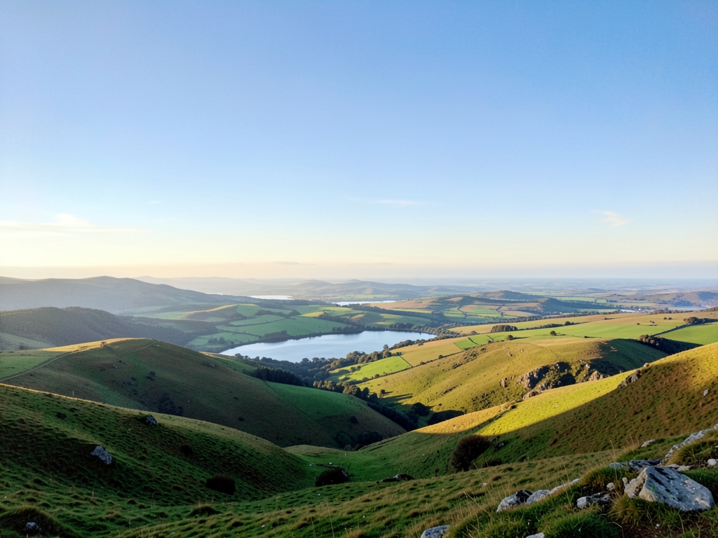 wide scenic landscape with open distant horizon natural
