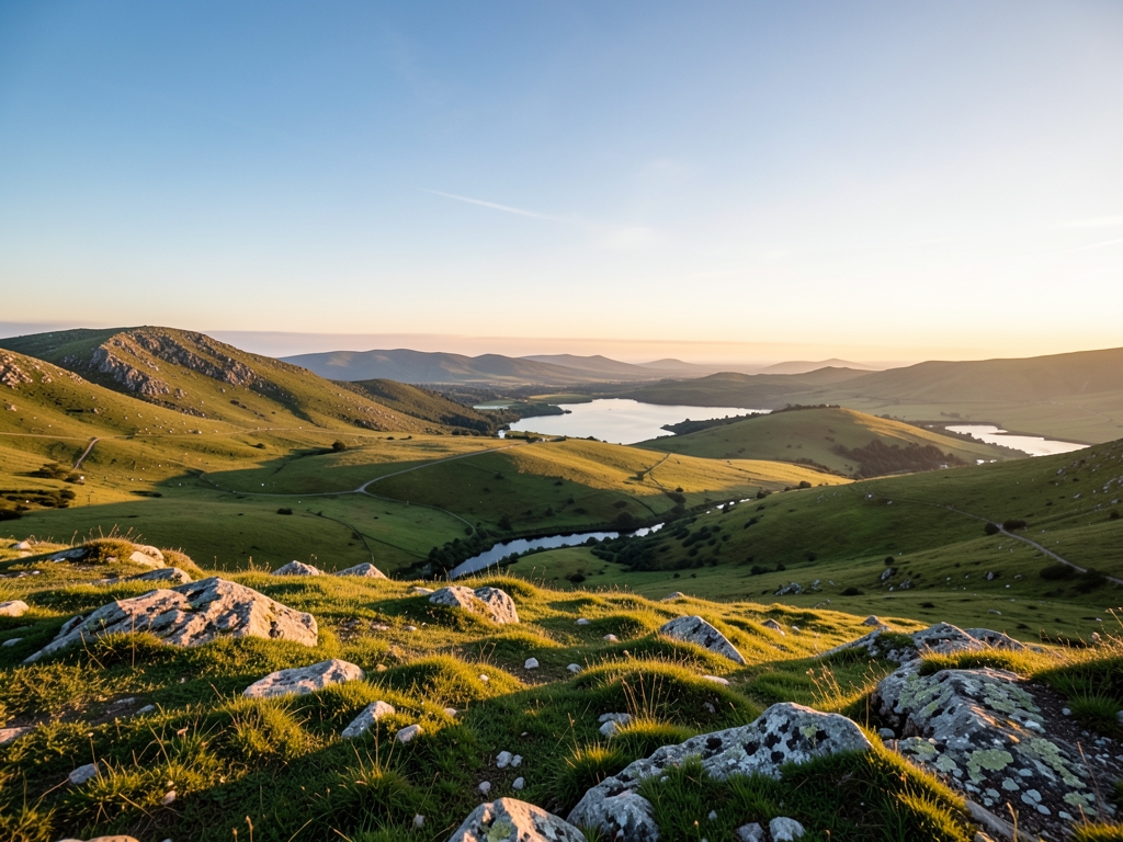 wide scenic landscape with open distant horizon natural