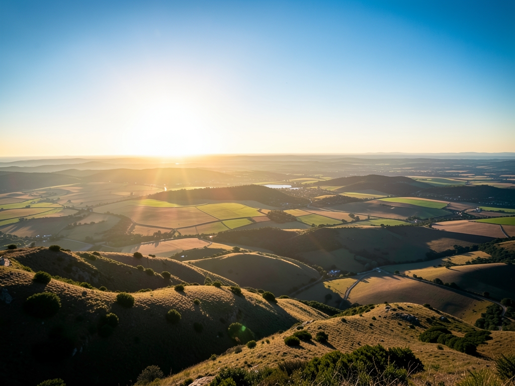 wide scenic landscape with open distant horizon natural