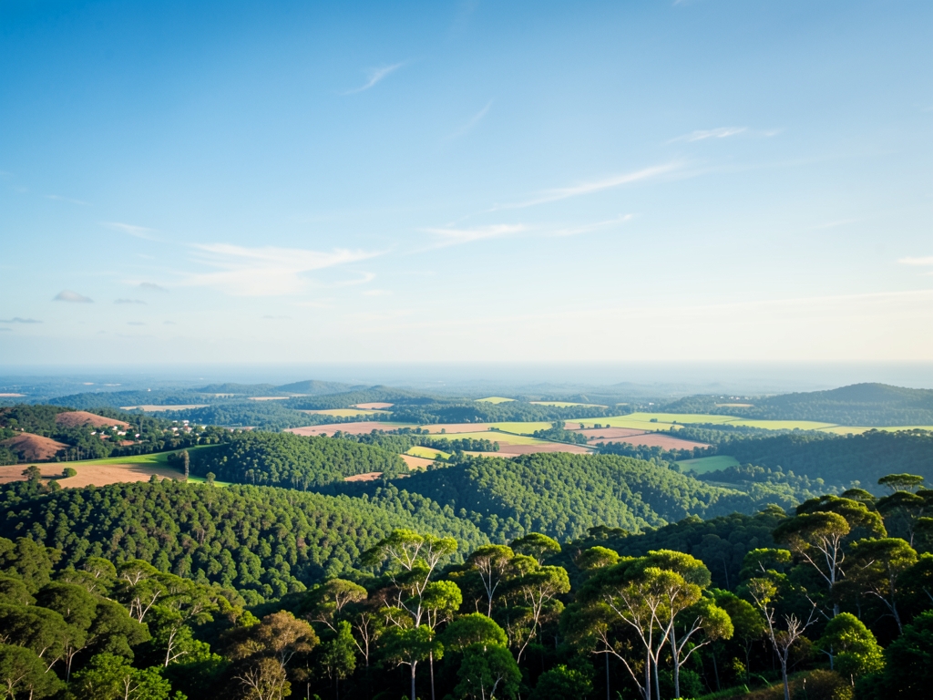 wide scenic landscape with open distant horizon natural