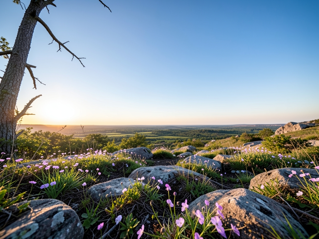 wide scenic landscape with open distant horizon natural
