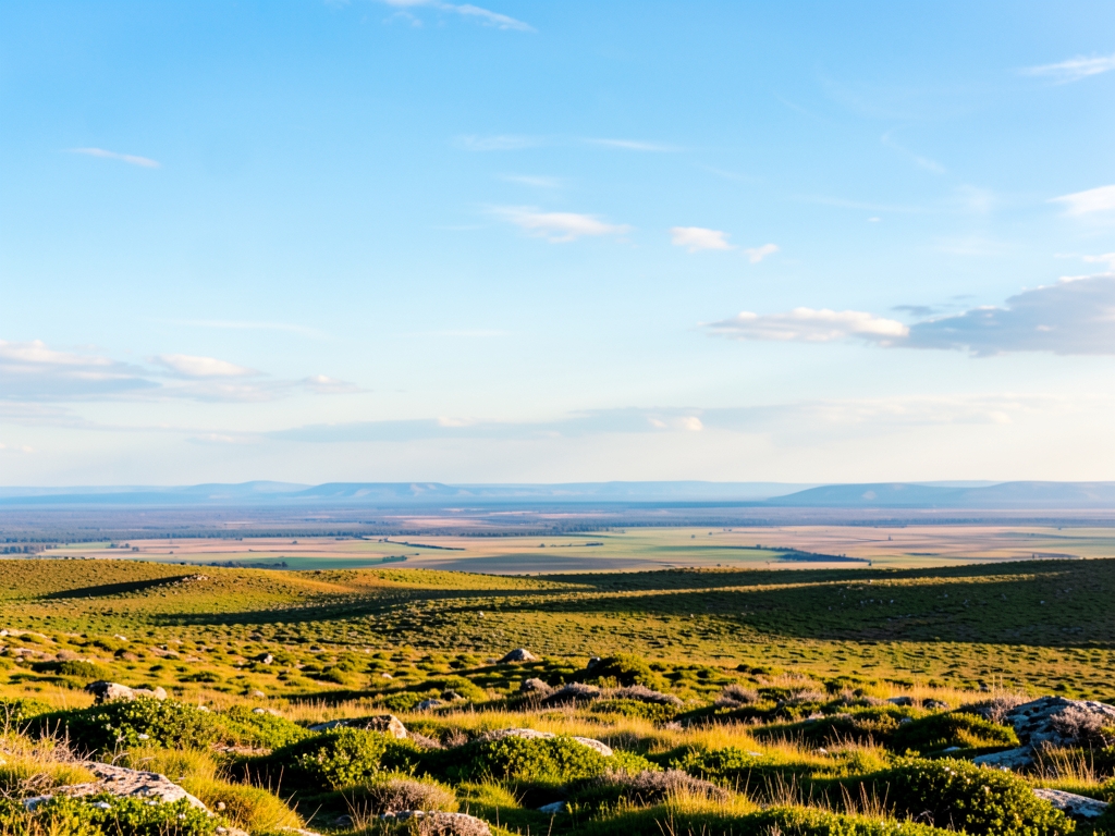 wide scenic landscape with open distant horizon natural