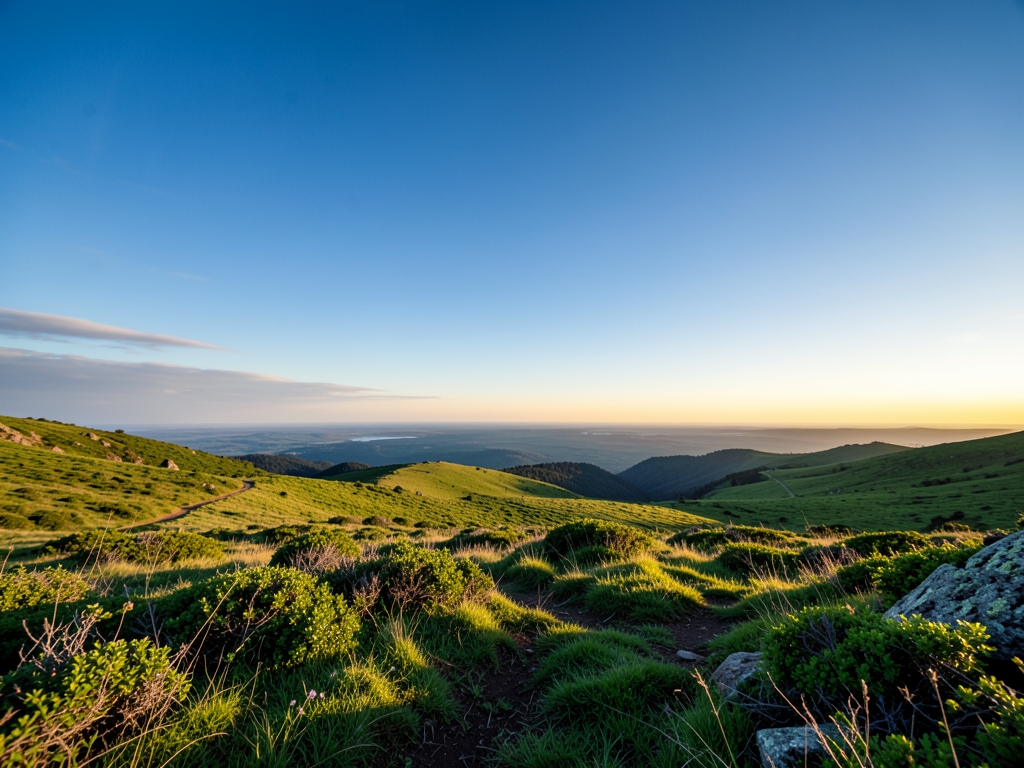 wide scenic landscape with open distant horizon natural