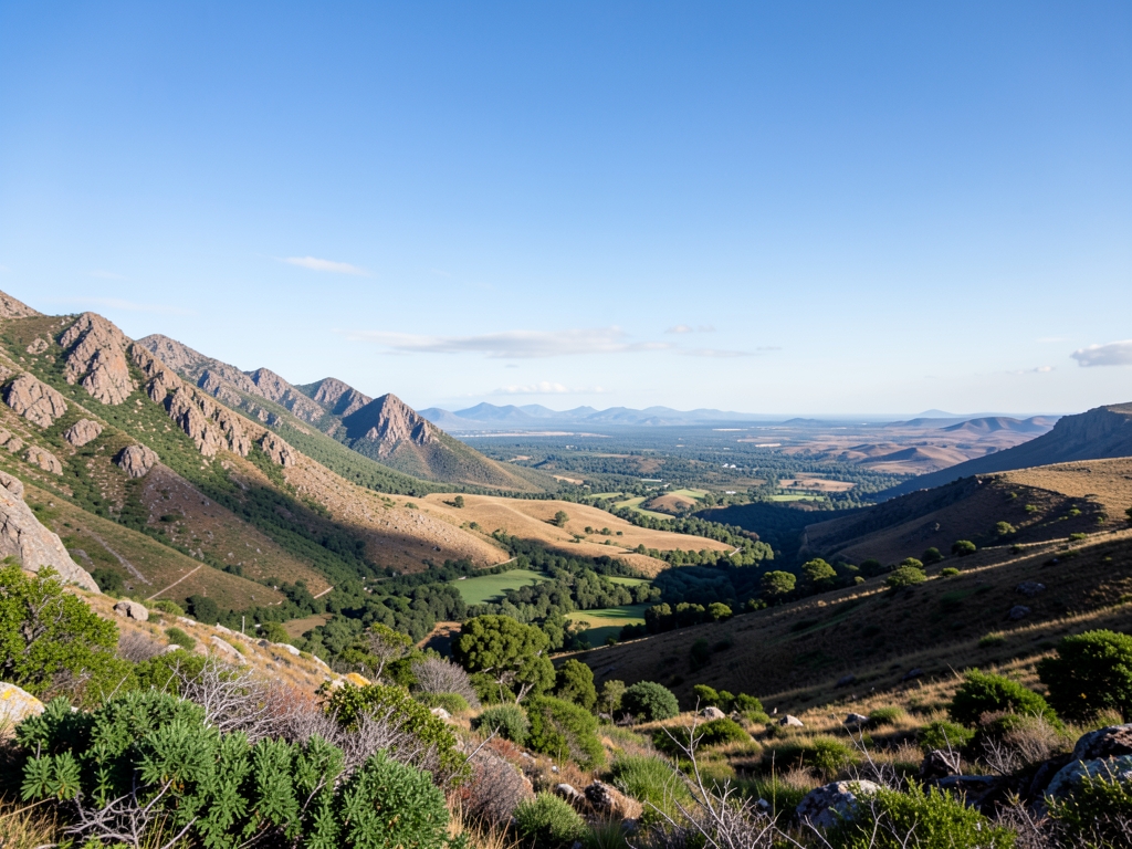 wide scenic landscape with open distant horizon natural