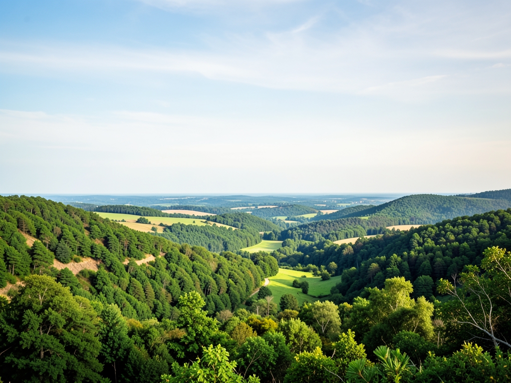 wide scenic landscape with open distant horizon natural