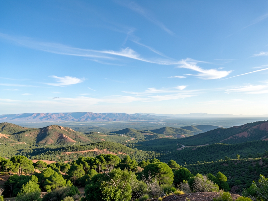 wide scenic landscape with open distant horizon natural