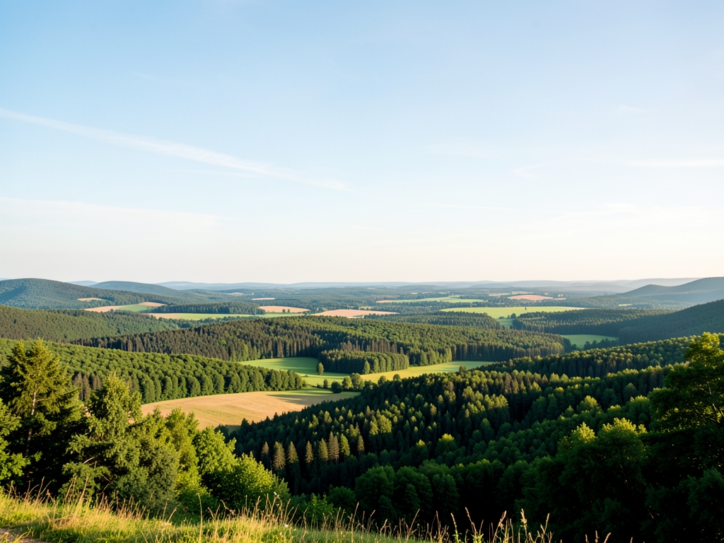 wide scenic landscape with open distant horizon natural