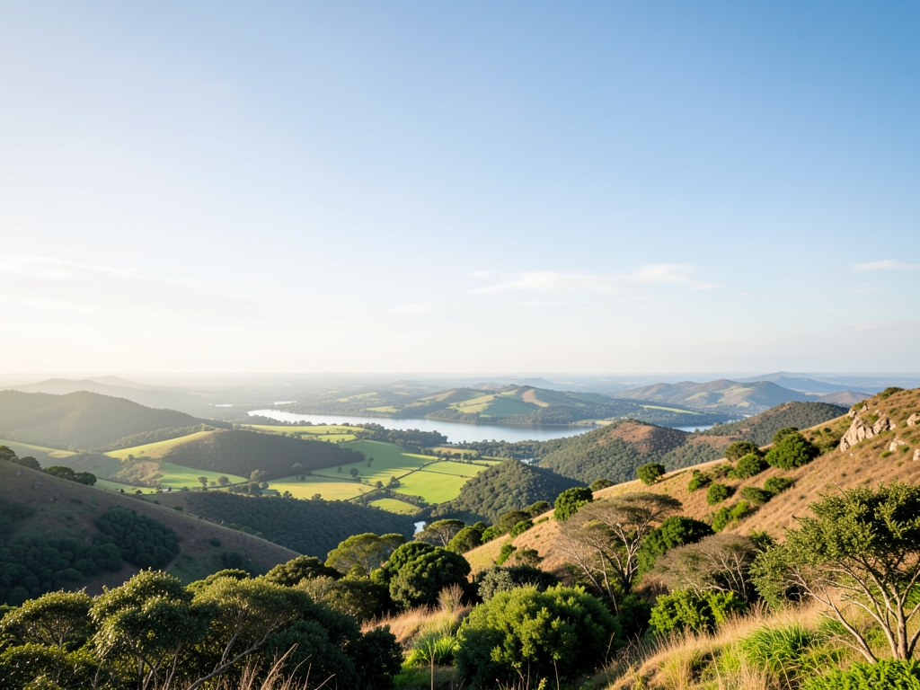 wide scenic landscape with open distant horizon natural