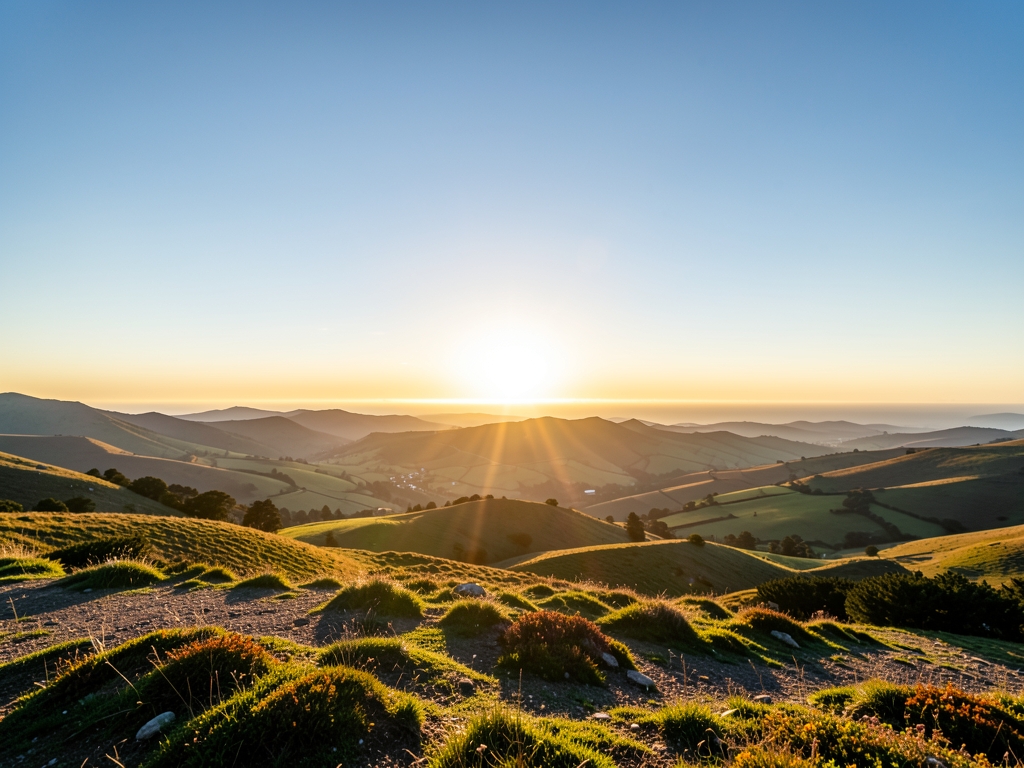 wide scenic landscape with open distant horizon natural