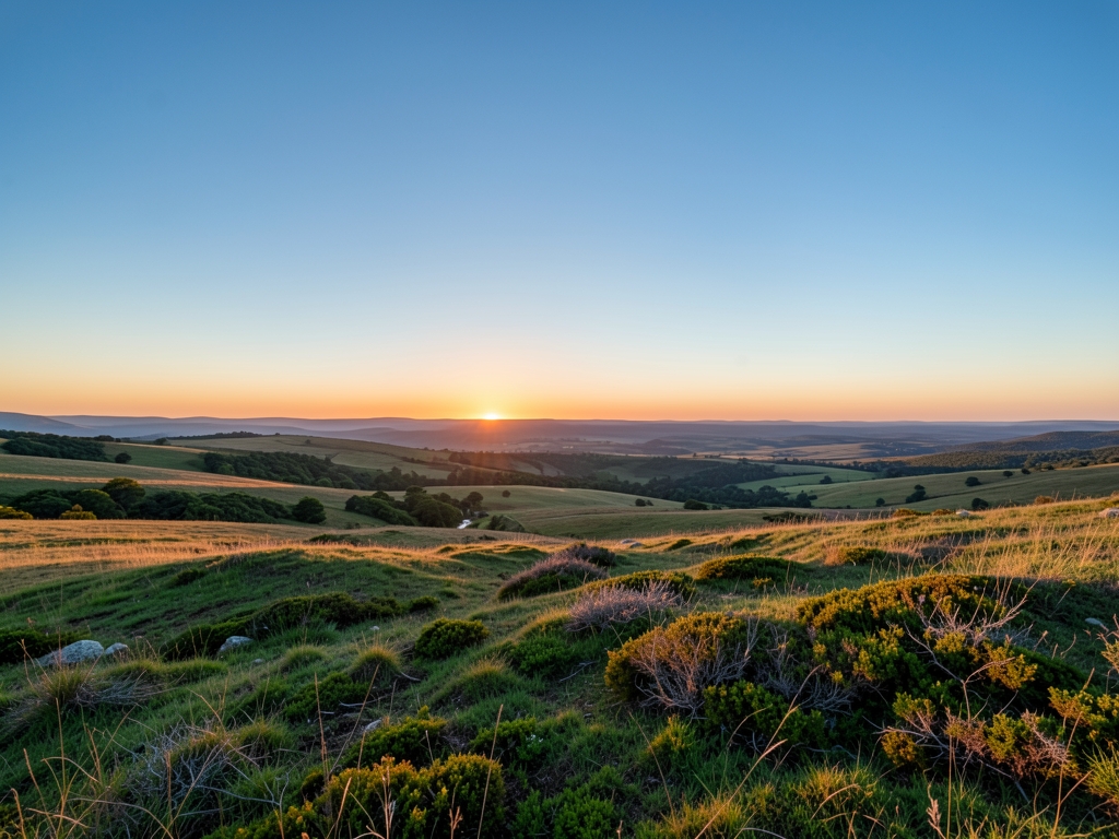 wide scenic landscape with open distant horizon natural
