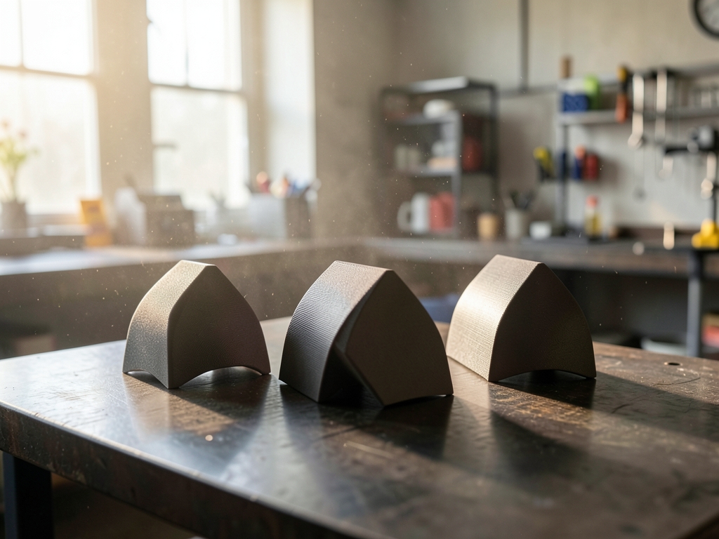 Sunlight filters through dust motes quiet industrial where