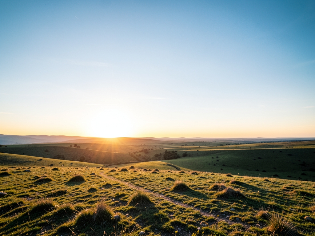 wide scenic landscape with open distant horizon natural