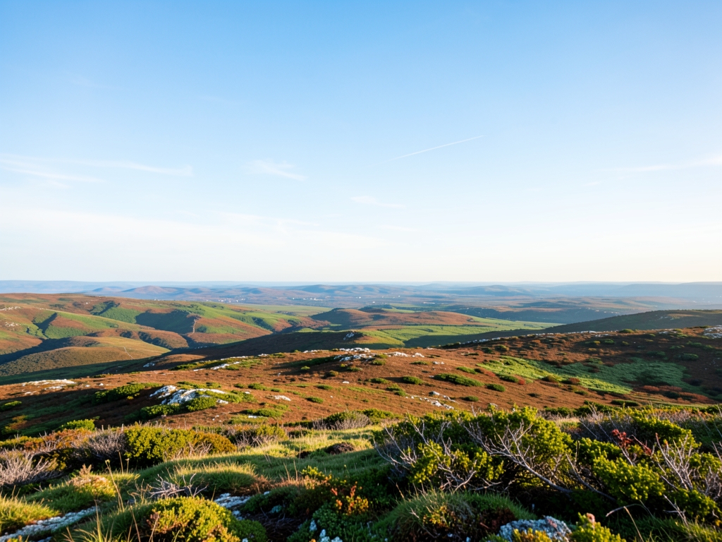 wide scenic landscape with open distant horizon natural
