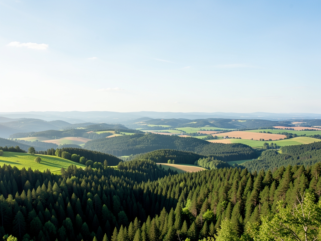 wide scenic landscape with open distant horizon natural