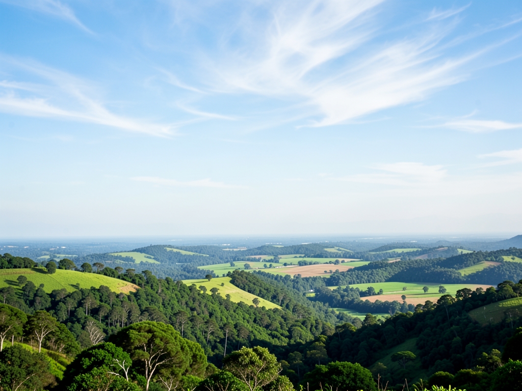wide scenic landscape with open distant horizon natural