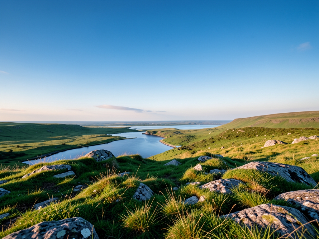 wide scenic landscape with open distant horizon natural