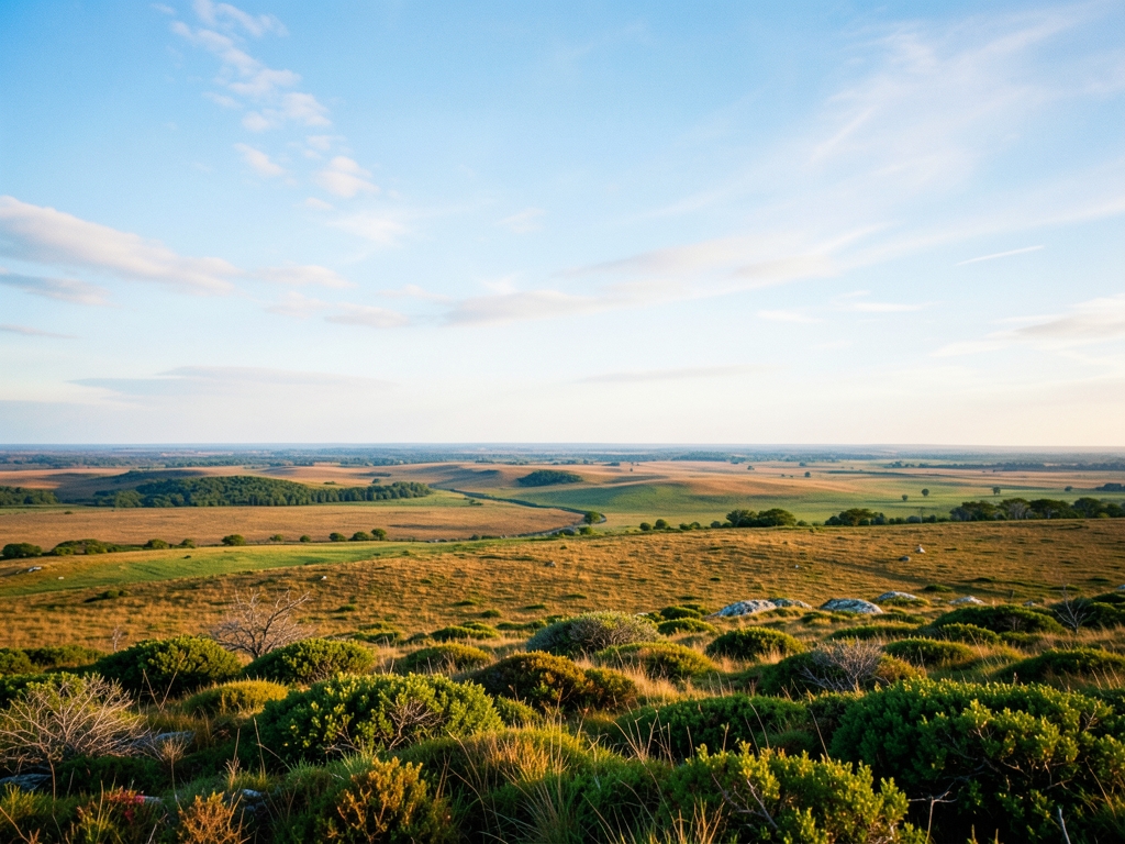 wide scenic landscape with open distant horizon natural