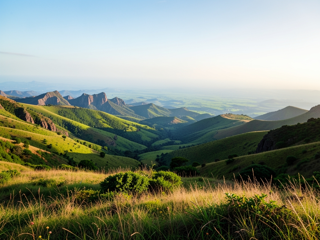 wide scenic landscape with open distant horizon natural