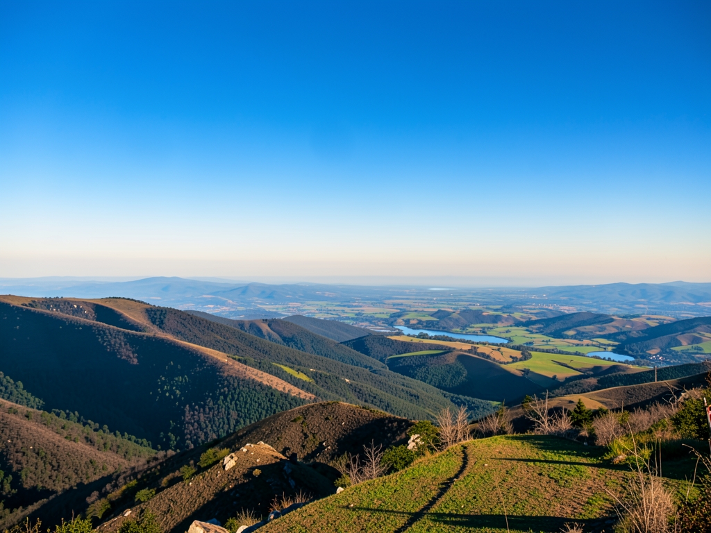 wide scenic landscape with open distant horizon natural