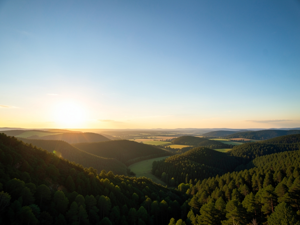 wide scenic landscape with open distant horizon natural