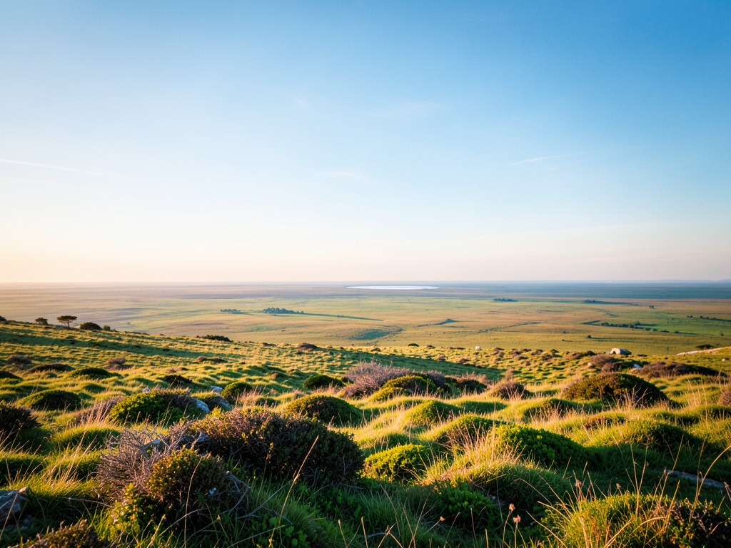 wide scenic landscape with open distant horizon natural