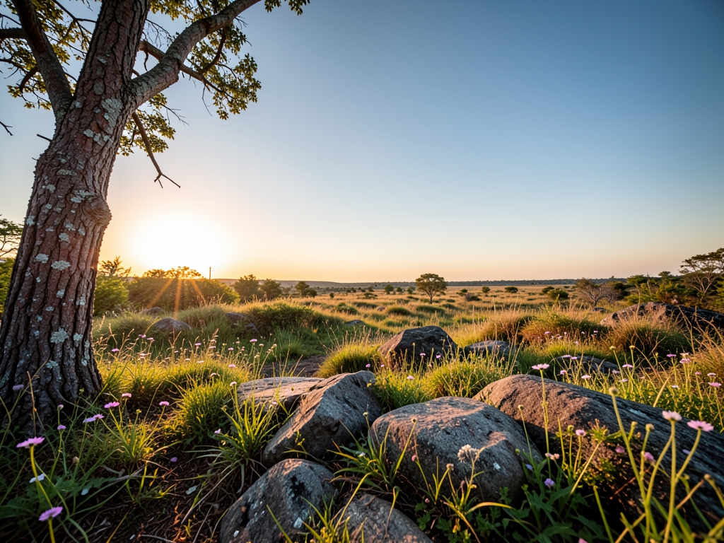 wide scenic landscape with open distant horizon natural
