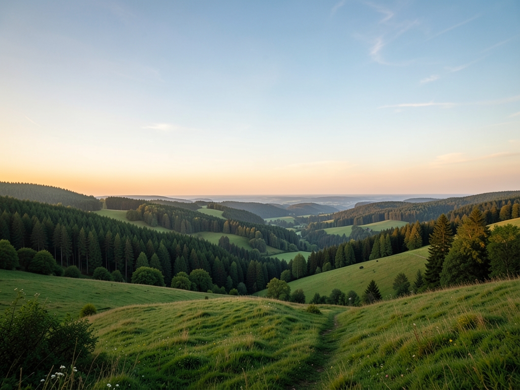 wide scenic landscape with open distant horizon natural
