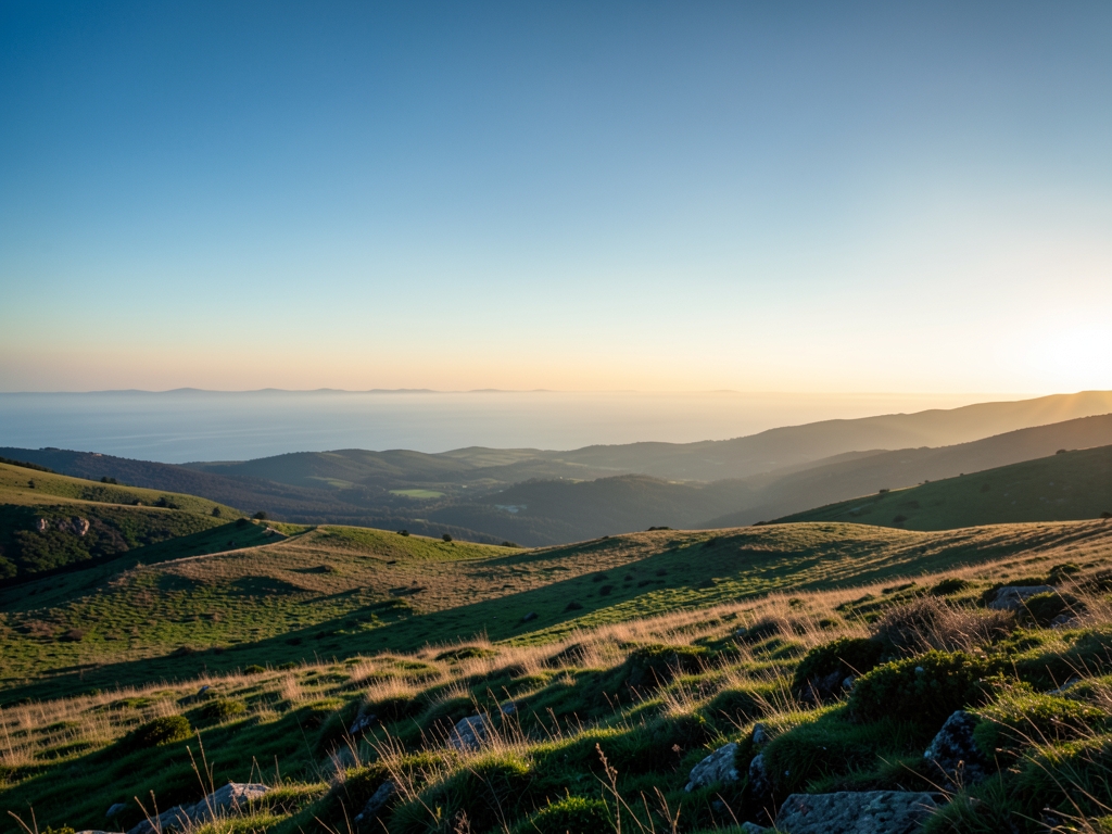 wide scenic landscape with open distant horizon natural
