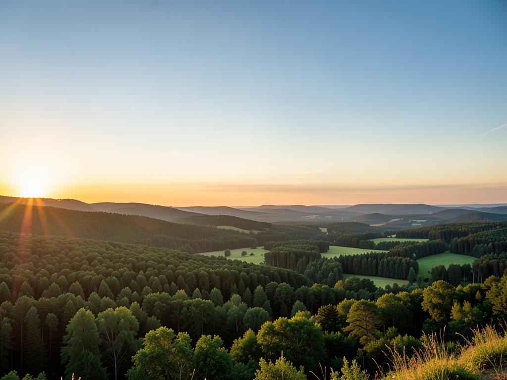 wide scenic landscape with open distant horizon natural