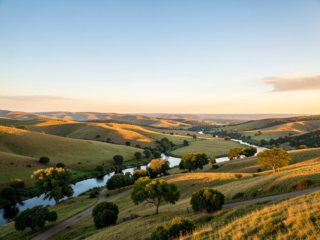 wide scenic landscape with open distant horizon natural