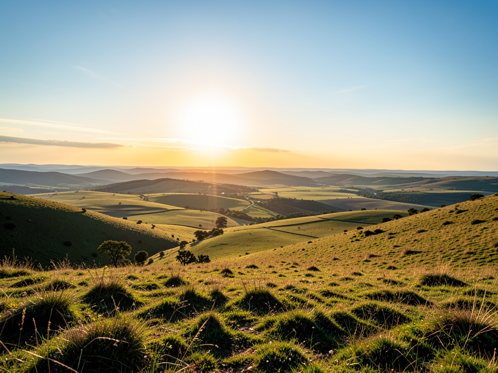 wide scenic landscape with open distant horizon natural