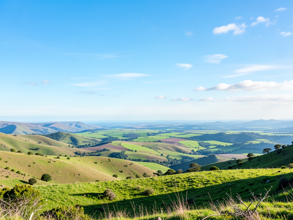 wide scenic landscape with open distant horizon natural