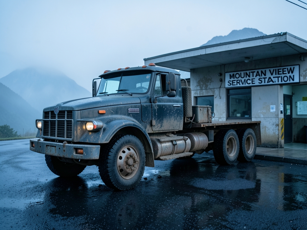 Truck tire pressure checks